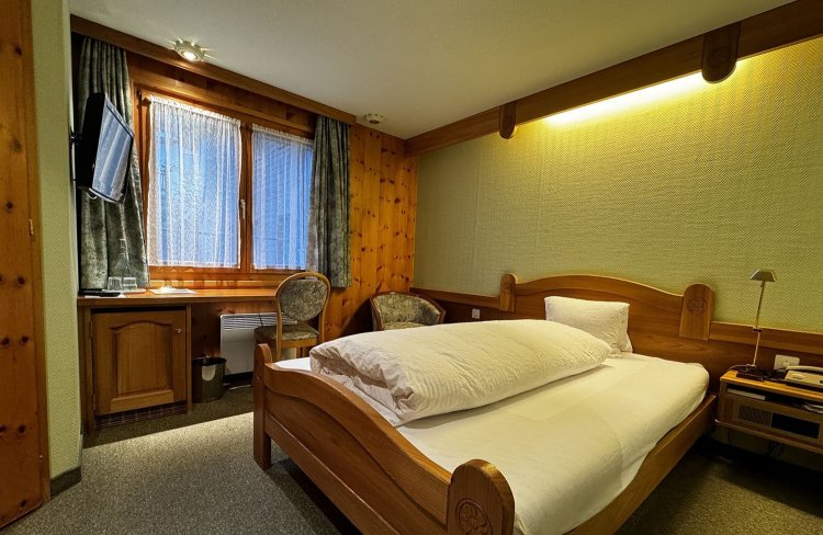 木のぬくもりにあふれた客室。