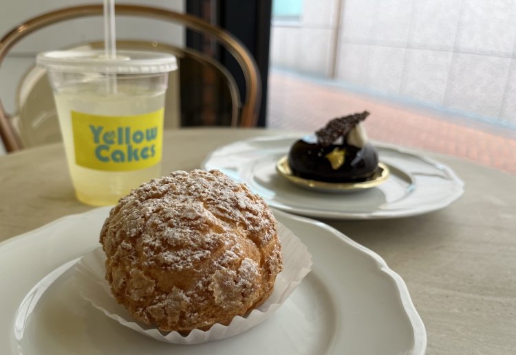 ゴツゴツとしたシューがいい感じです。