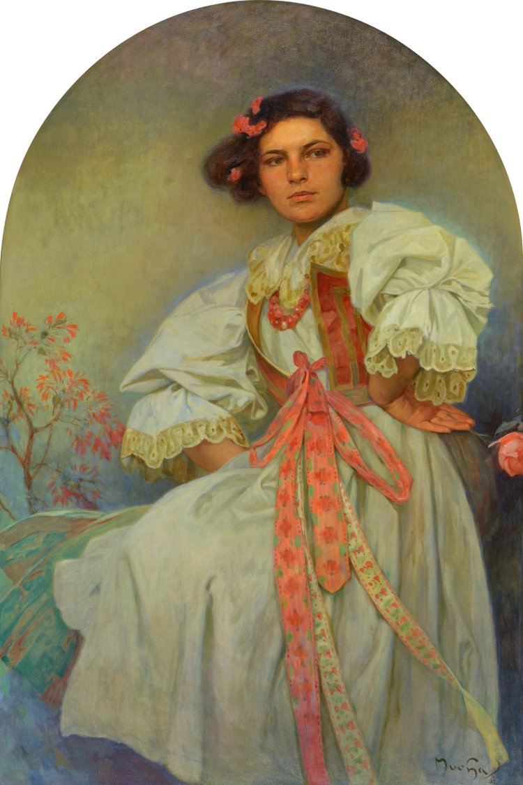 油彩画『エリシュカ』1932年 チマル・コレクション。