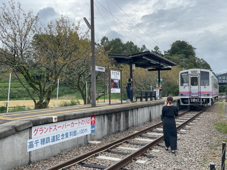 高千穂鉄道時代に使用されていたTR-200形気動車。2カ月に一度、運転体験も定期開催（要予約）。