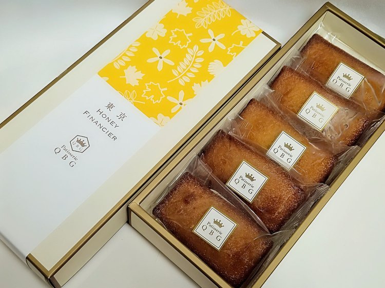 はちみつフィナンシェ（5個入り）1700円。