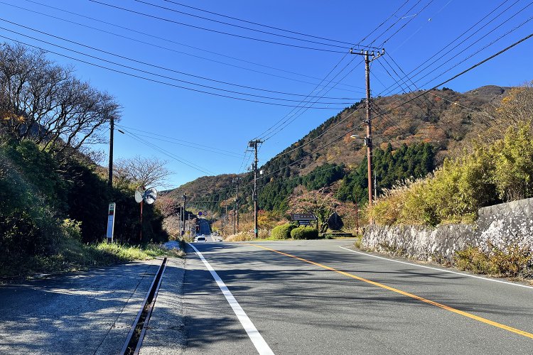 芦ノ湯で一度ガクンと下りがある。