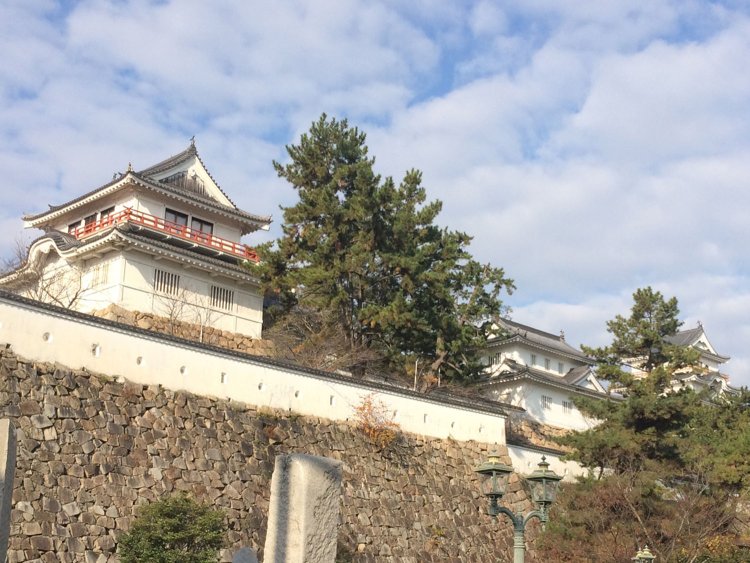 福山城（広島県福山市）の天守（右奥）。天守は空襲で焼失後、1966年に復元されたが、焼失前と異なる部分もあり、2022年に大改修が行われた（写真は改修前）。