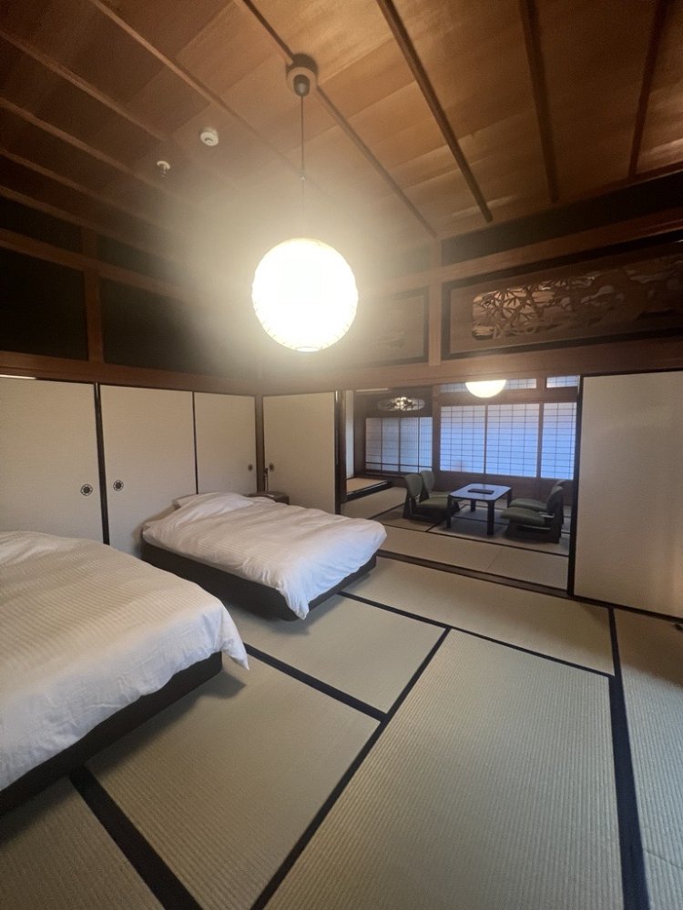 『いさり』の101号室はかつて客人をもてなすために使われていたという格式高い部屋。