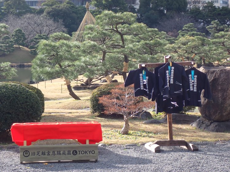 法被を着て、ポーズを決めたい「こども記念撮影コーナー」（写真は過去開催時のもの）。