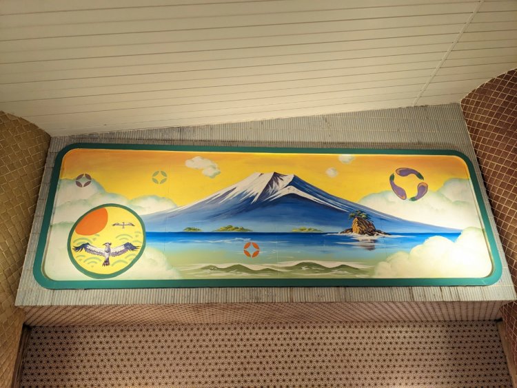 モダンな要素がミックスされた田中さんの作品。見附島や伝統文様がアクセントになっている。