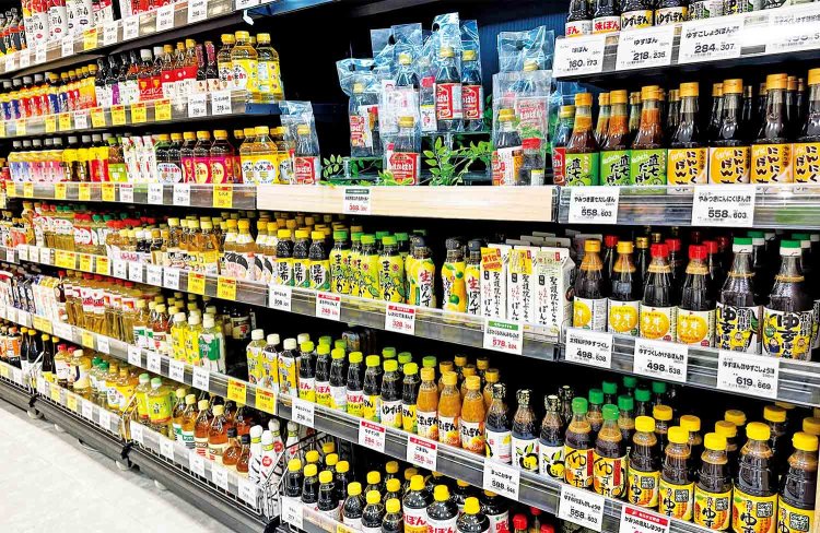 ゆず酢、ゆずぽんなど、調味料へのこだわりが見える。