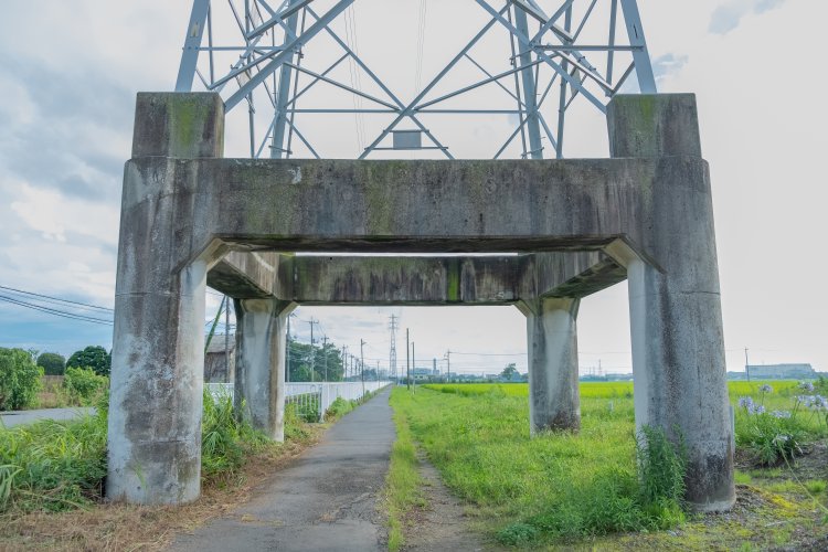 庄和線の鉄塔。