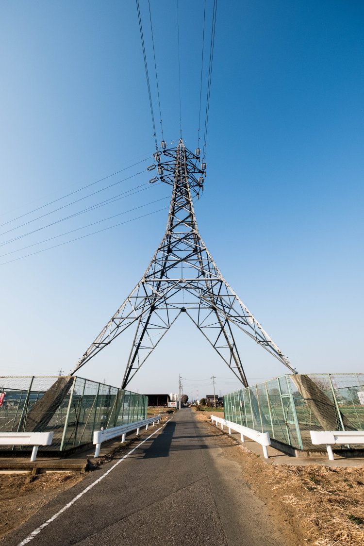 生品線の鉄塔。