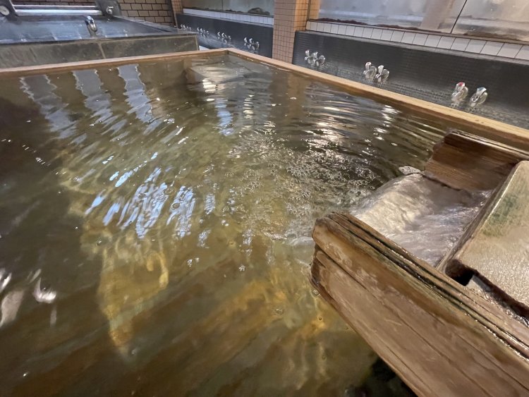 手触りが柔らかく包まれるような入浴ができる。