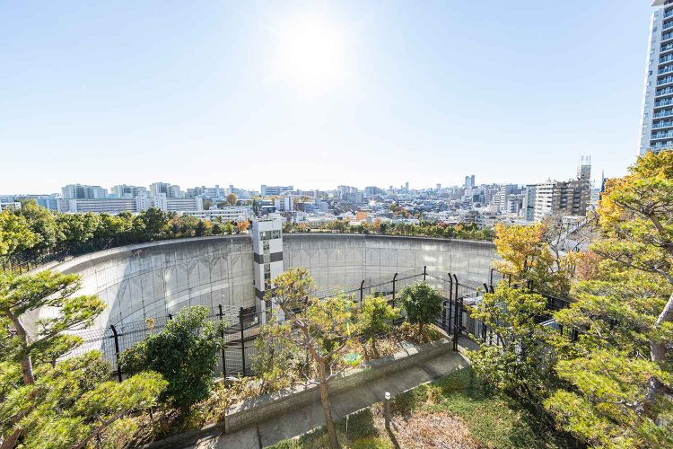 自然と都会がごちゃ混ぜの目黒天空庭園。