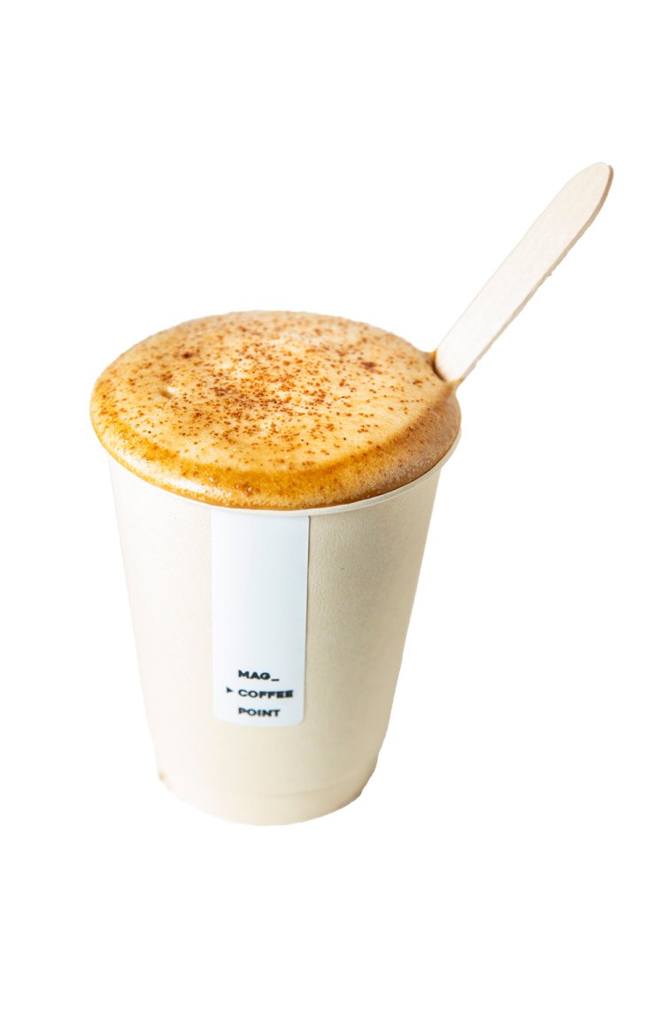 ドライカプチーノ620円（MAG_COFFEE POINT）。