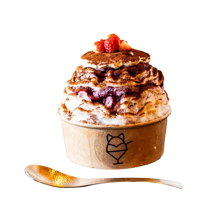 酒かすティラミス1600円。