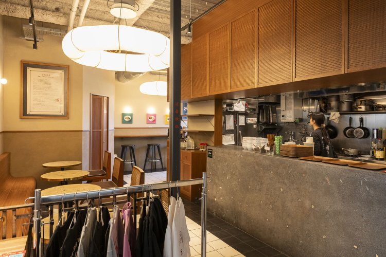 居心地のいい店内。