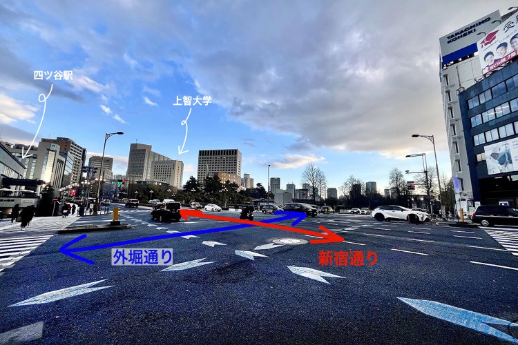 東京街角クイズ 交差点