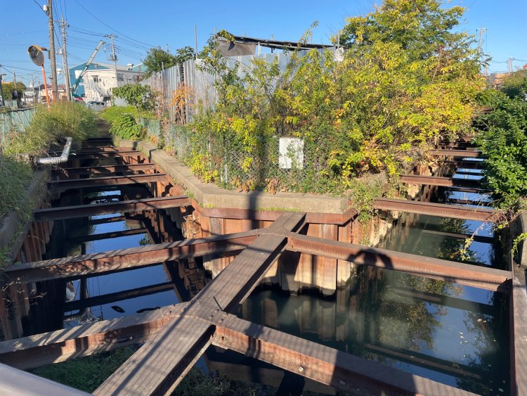 用水同士の合流地点。