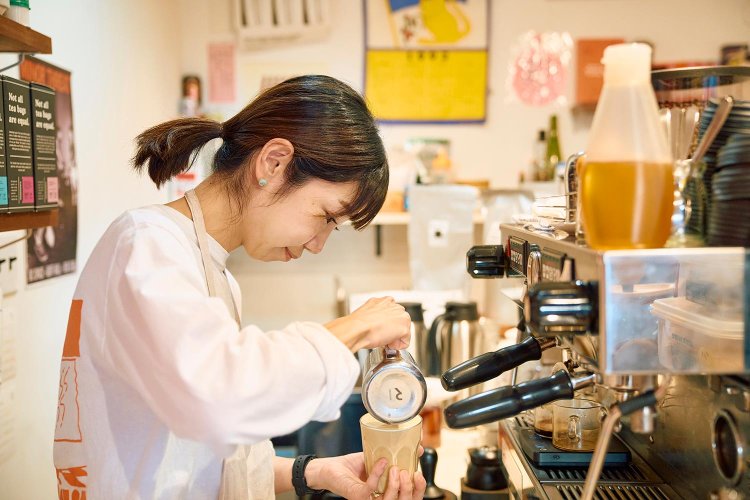 奈緒さんとの会話も楽しみの一つ。