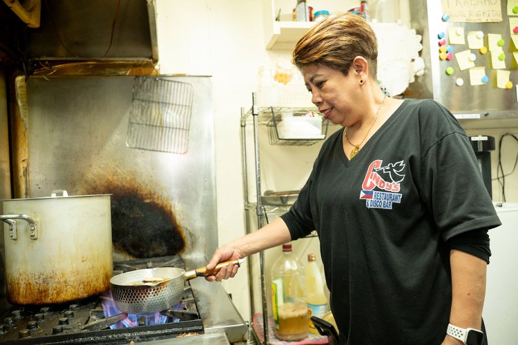 「料理をしてるときがいちばん楽しい」とママ。