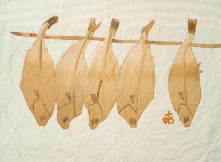 『鰈の干もの』1986年 個人蔵。
