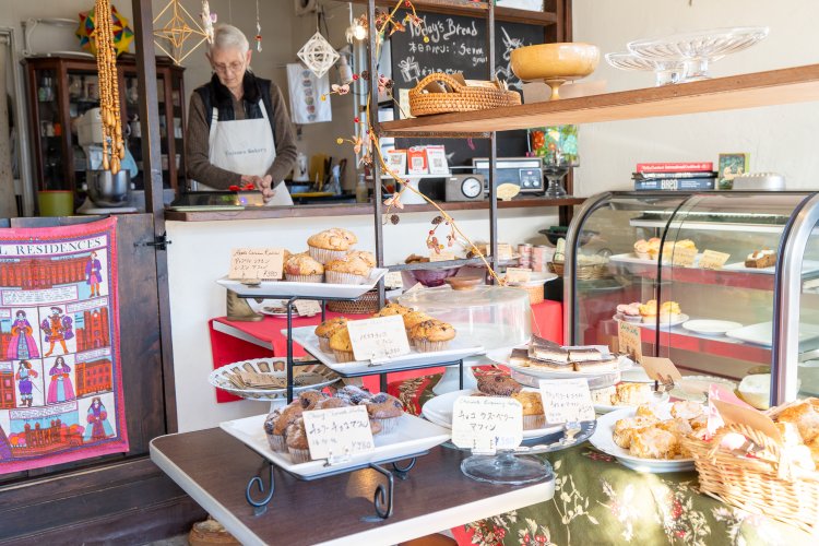 イベントがない時期にも、ふたりのセンスが光る装飾が。