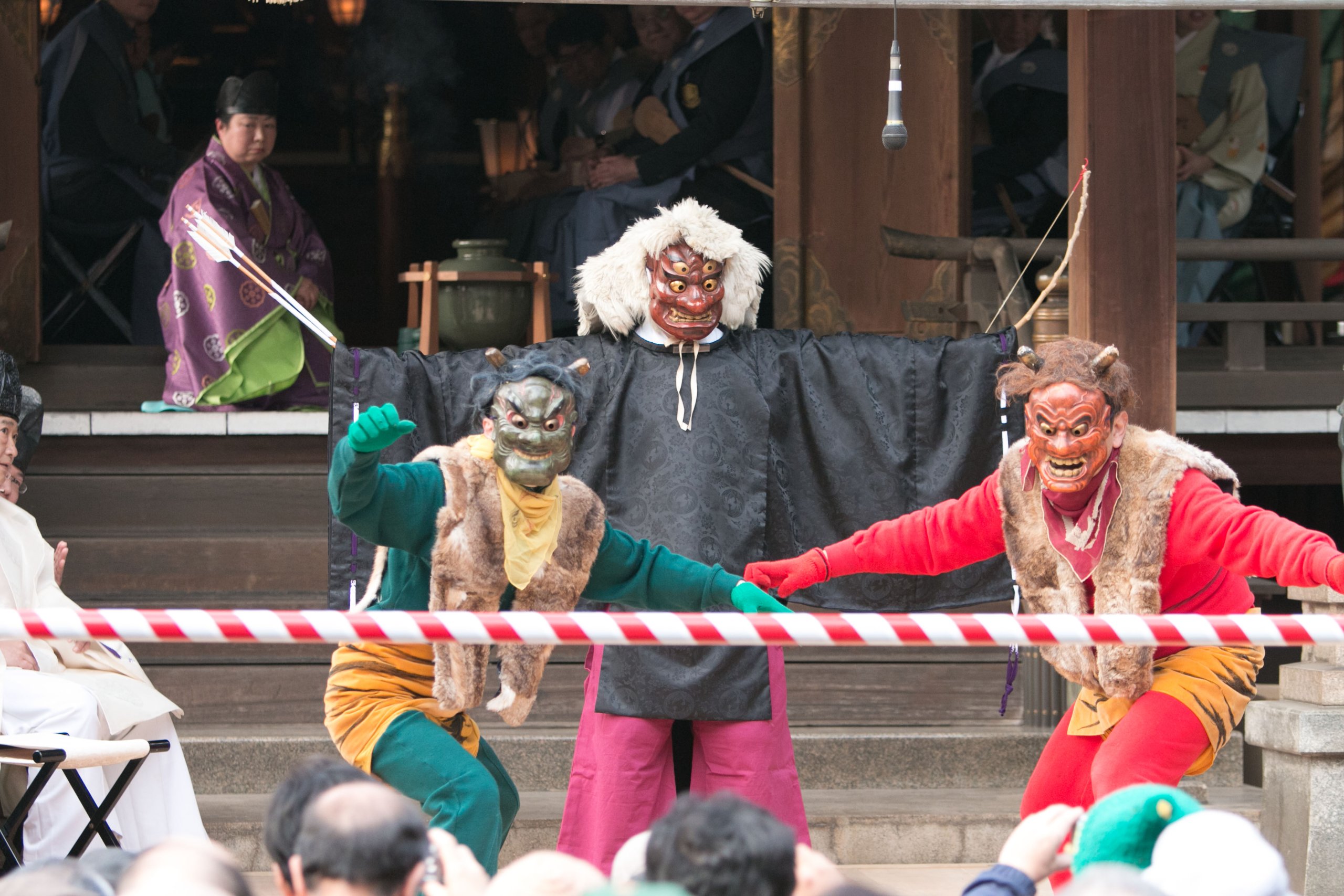 上野・五條天神社で古式ゆかしい追儺式「うけらの神事」が2月2日に開催