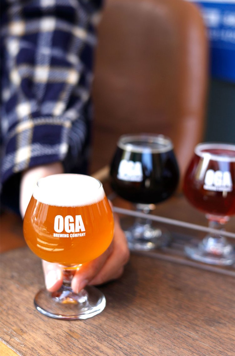 飲み比べを楽しめるビアフライト1000円～。