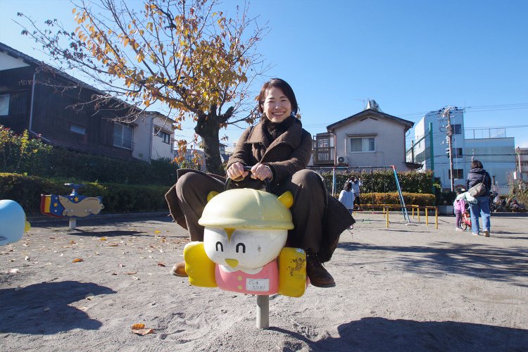 豊島区のキャラ「ななまる」のライドもあるよ。