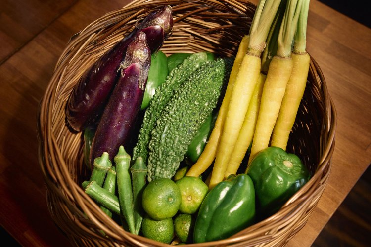 色彩がきれいで、鮮度の良さがわかる島野菜。