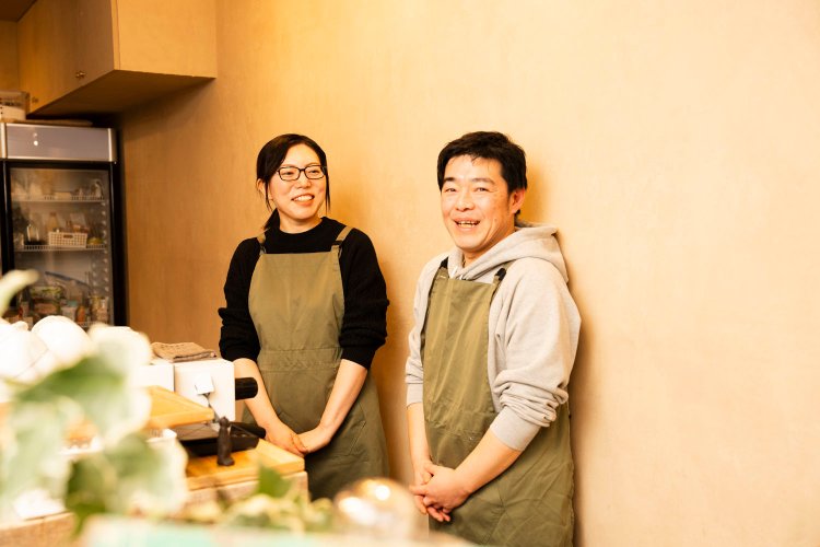 入江さん夫妻。