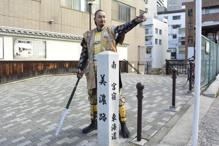 美濃街道での一枚。