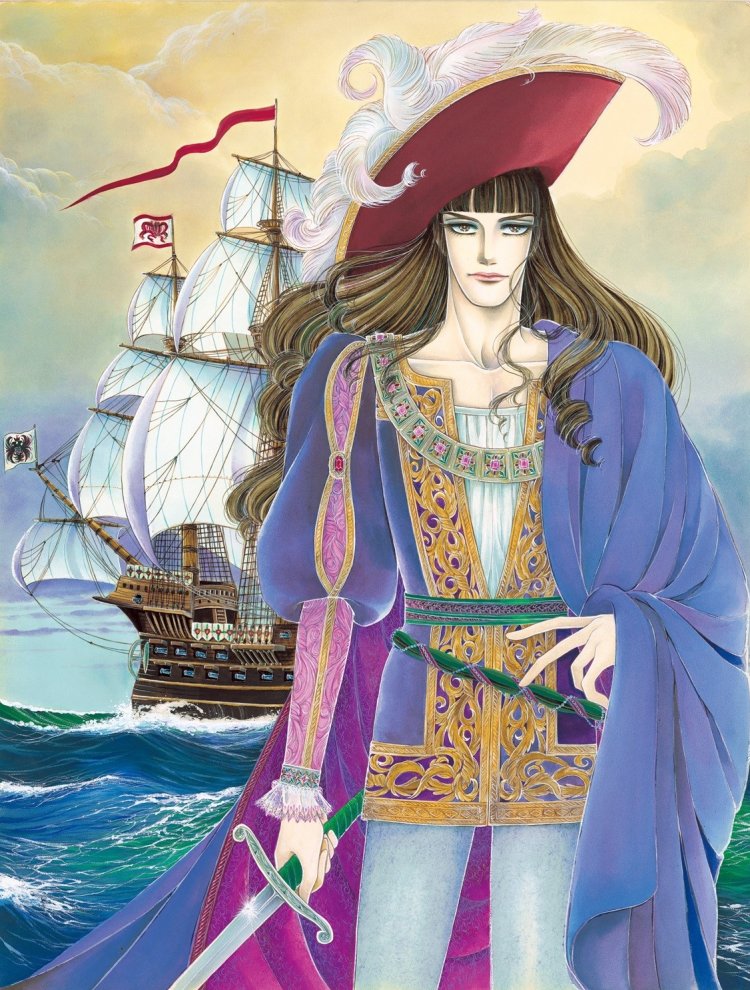 「エル・アルコン ―鷹―」1978年5月『プリンセスロマンデラックス青池保子の世界』　秋田書店蔵 (C)Aoike Yasuko（Akitashoten）。