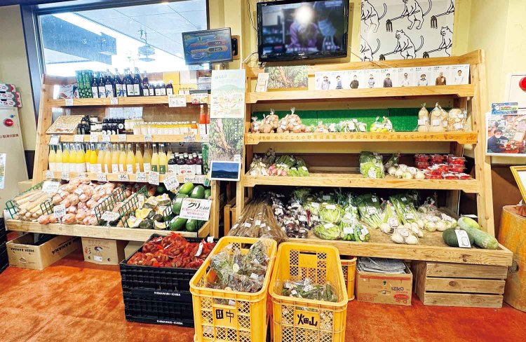 那波社長が惚れ込んだ、安心できて元気な八ヶ岳の高原野菜たち。農家さんが直接納品にやってくるので新鮮！