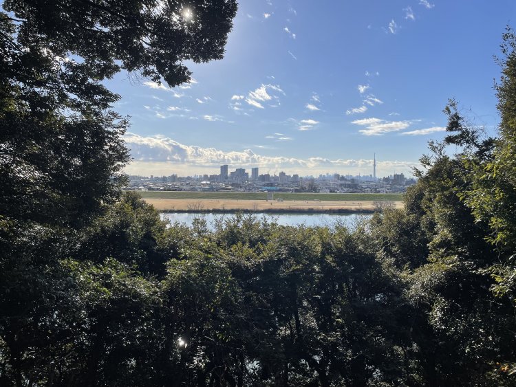 東東京を一望できる。