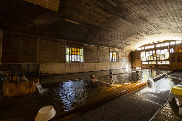 下田にある金谷旅館の仙人風呂。