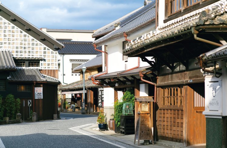 豆田町は国の重要伝統的建造物群保存地区に選定されている。