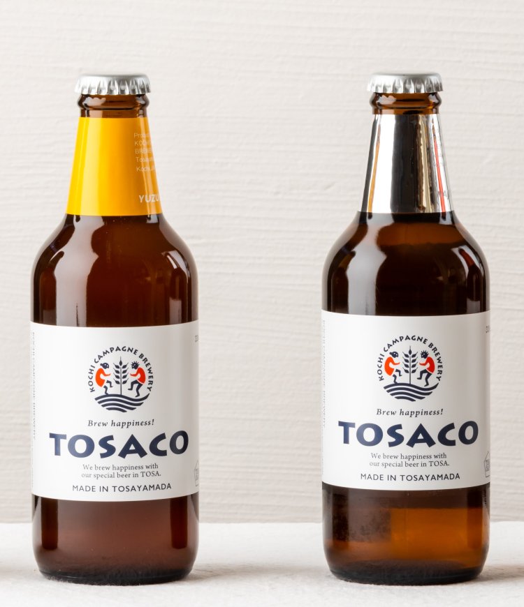 ホップの苦味を抑えて副原料の個性を強調。ゆずペールエール（左）は香りが、日本酒酵母を使った和醸ケルシュはふくよかな甘みが魅力。