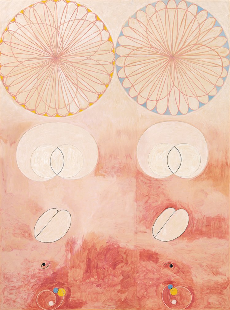 《10の最大物、グループIV、No. 9、老年期》1907年 ヒルマ・アフ・クリント財団 By courtesy of The Hilma af Klint Foundation。