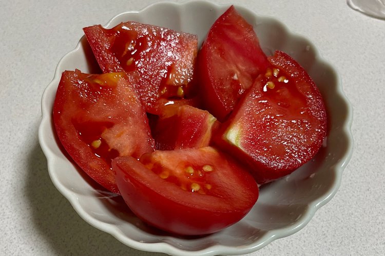 瑞々しい！　水田の昔も、トマトの今も、日野は潤いの街なんでしょうか……。