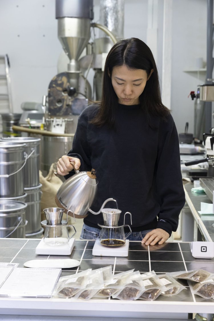 山崎さんとの会話も楽しい。