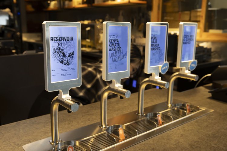 気軽に飲めるタップオン。もとはシドニーの店で始めたもの。