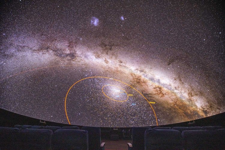 立体映像で学べる4D2Uドームシアターは月3回開催（事前予約制）。