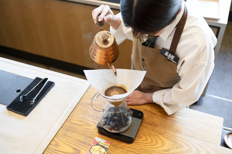 ハンドドリップはケメックスも選べる。