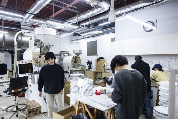 焙煎機は、ほぼ毎日稼働している。