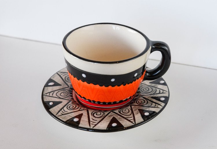 LETSOPAソーサー＆カップ3500円。