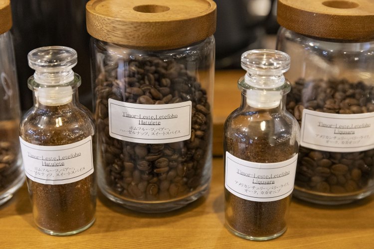 東ティモールの豆に特化しているのが店の大きな特徴だ。