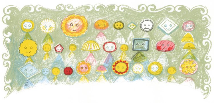 西巻茅子 『ボタンのくに』（こぐま社）より 1967年。