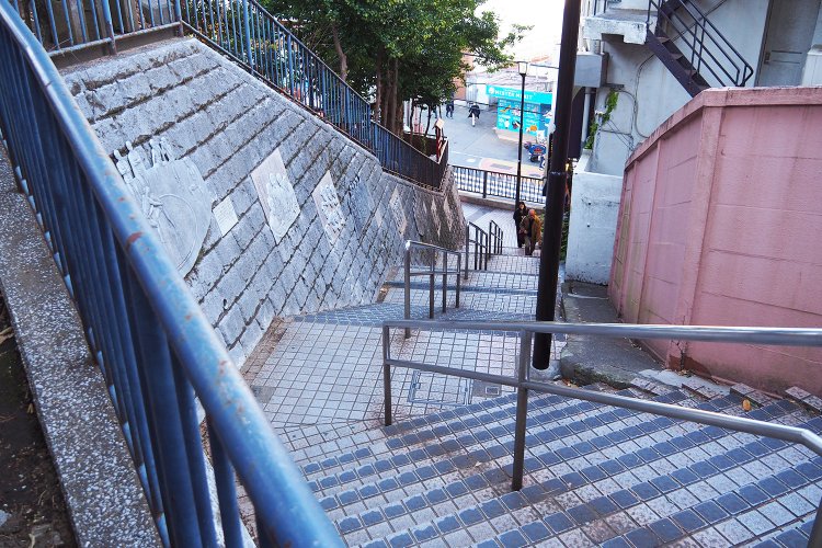 見下ろすとこんな感じ。