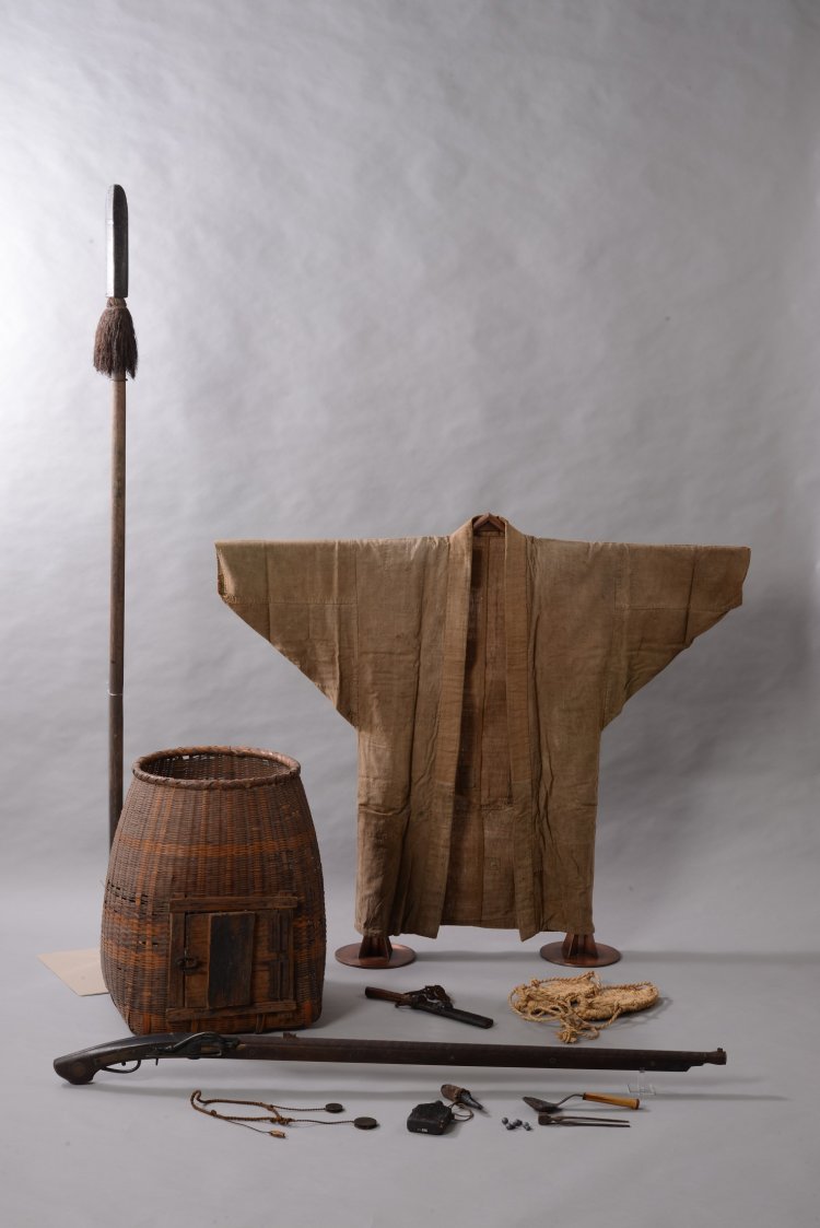 重要有形民俗文化財「秩父の山村生産用具」（狩猟関係）個人蔵・皆野町教育委員会寄託。