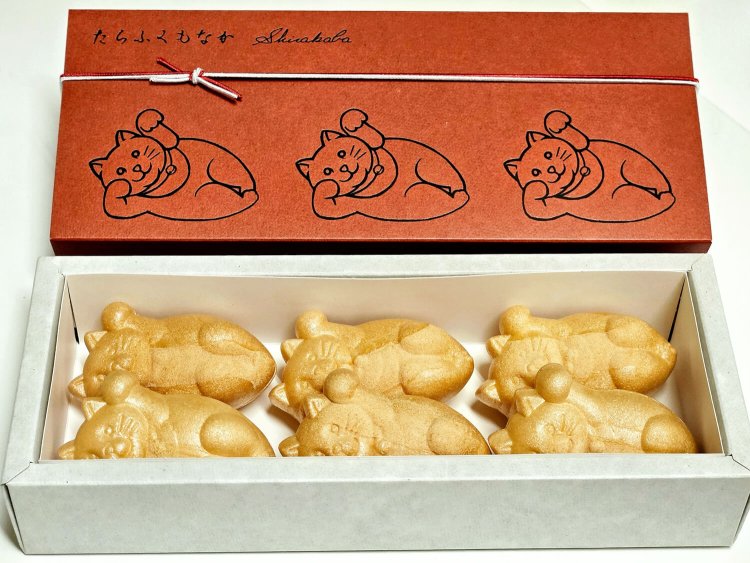 たらふくもなか 6個入り1650円。