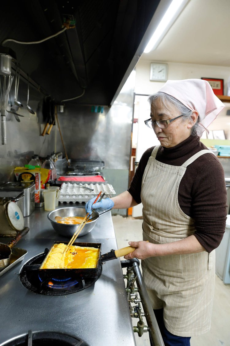 「うちの玉子焼きはほど良い甘さよ」。